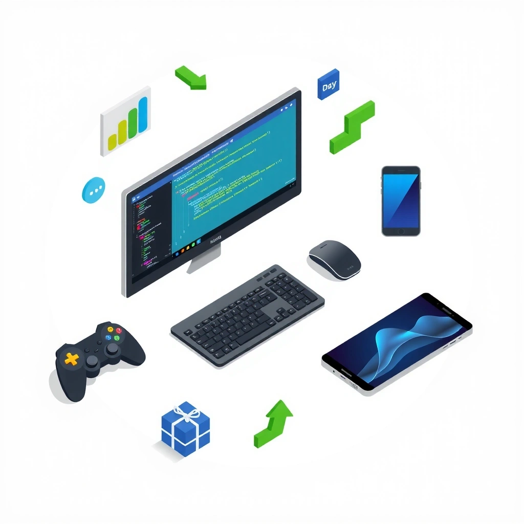 Mobile game development showcase