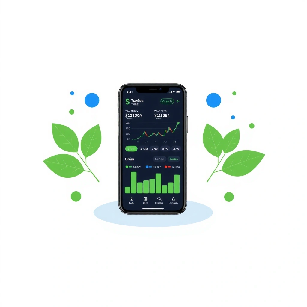 Mobile Trading App Interface